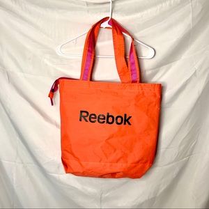 Reebok orange tote bag